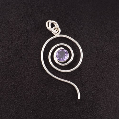 Iolite gemstone 925 - iolite, sterling