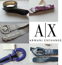 New Armani Exchange AX belt