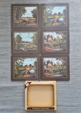 Mallod Melamine Tablemats 6 Placemats Countryside Art Unused Vintage Retro Rare