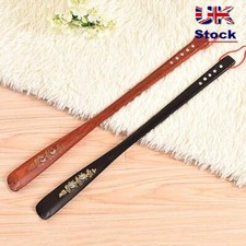 Home Shoe Horns Long Handle Wooden Spoon New Lifter AID Stick