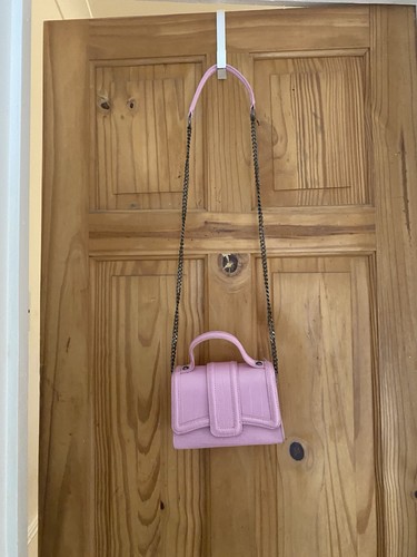 Zara new pink croc - pink, embossed