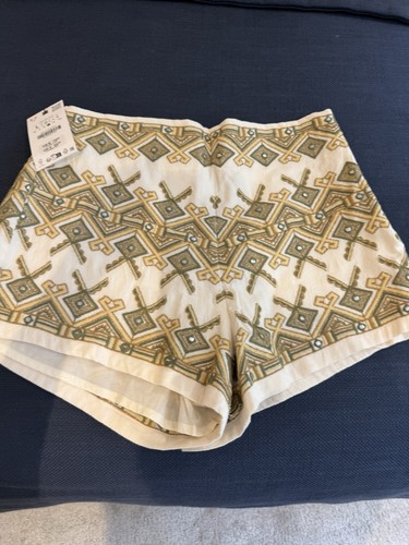 Zara mirrored shorts size - zara,