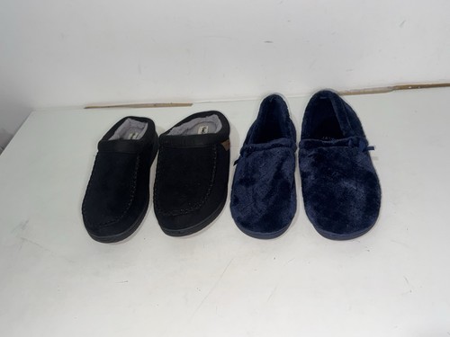 Pairs navy blue slippers - of,