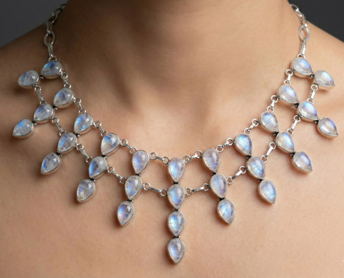 Natural moonstone gemstone - moonstone,