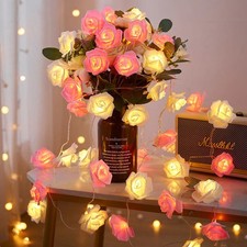 Rose flower led fairy - fairy, string