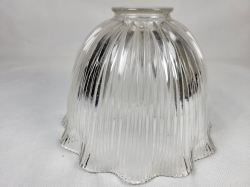 Holophane glass lamp shade art - shade,
