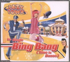 Lazytown Bing Bang (Time To Dance) CD UK Gut Tv 2006 enhanced CD single with