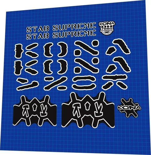 Kona rod supreme 2006 decal - kona,