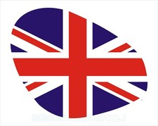 Triumph Sticker DX Clear Headlight English Union Jack Speed Street Triple