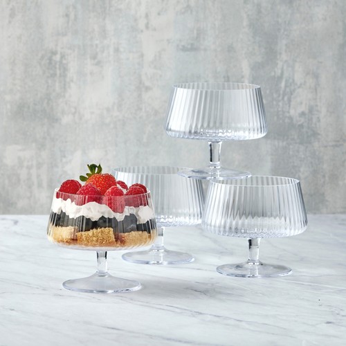 Glass trifle bowl - trifle, mini