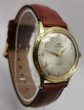 Vtg 1960s Technos Gold Plated