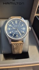 Hamilton Khaki Field Titanium Automatic Watch 42mm Blue Dial (H70545540)