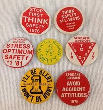 Vintage Lot of 7 Safety Union