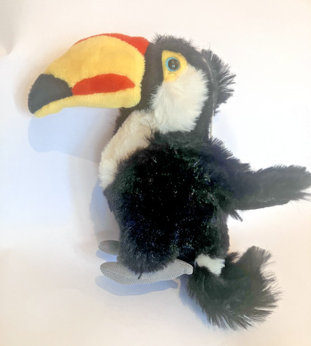 Cute plush soft toucan - cute,