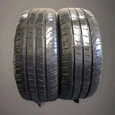 2 X CONTINENTAL 225 55 17 (101V) TYRES CONTI VANCO CONTACT MATCHING PAIR 2255517