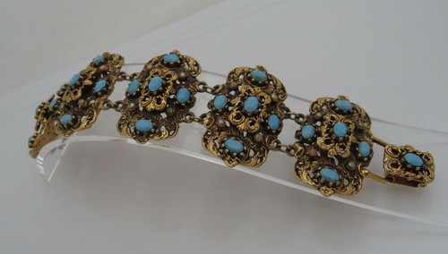 Vintage jewelcraft gilt - gilt, metal