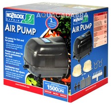 HOZELOCK POND AIR PUMP GARDEN FISH POND KOI AIRPUMP KIT WEATHER PROOF STONE LINE