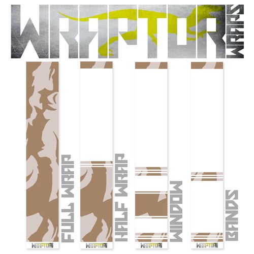 Archery arrow wraps wraptor - -,