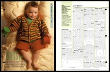 Baby Bright Jacket & Shorts Creative Needles - Double Knit DK - Crochet Pattern