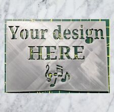 Custom Personalised Airbrush Stencil - Any Name / Logo Cakes Baking Dusting