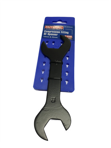 Flat plumbers compression nut - flat,