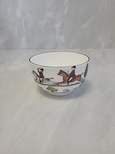 Coalport hunting scene - coalport, bowl
