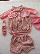 Zapf Creation Baby Annabell Pink Dress & Bloomers Set