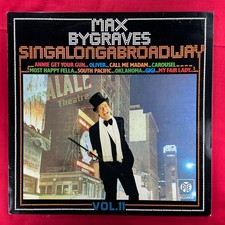 Max Bygraves Singalongabroadway Vol. II 12" Vinyl LP Pye Records 1974