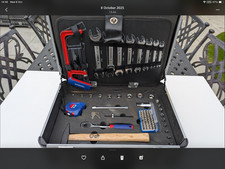 Portable toolbox complete with drop forged steel tools unused