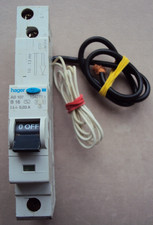 HAGER AD 107 B16 16A 104273 3 30mA TYPE B SP 6000 RCBO AD107 IEC 1009-1 MCB RCD