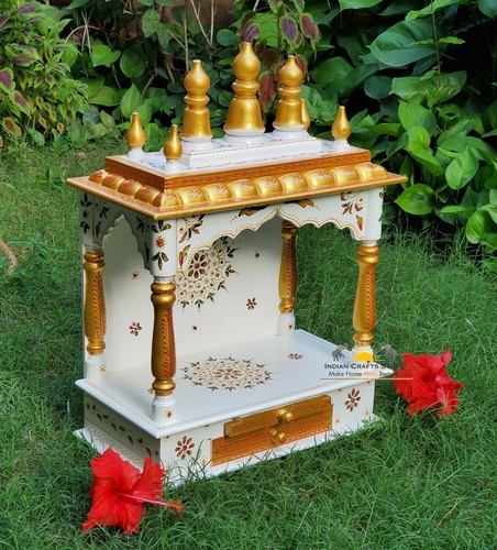 15x8x22 wooden wall pooja - wooden,