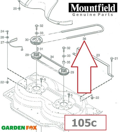 Genuine mountfield 2125h 105c - genuine,