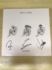 SIGNED-BIFFY CLYRO-LP-ELLIPSIS-AUTOGRAPHED BY THREE-MINT/UNPLAYED.