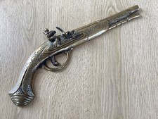 Lombard, Brass Wall Hanging Pistol Ornament, Vintage