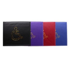 PU Leather Disabled Badge