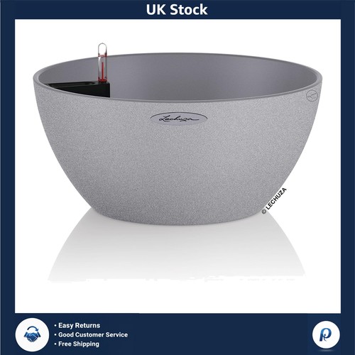 Self watering round stone look - round,