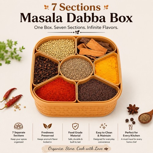 Indian spices tin masala - masala, 7