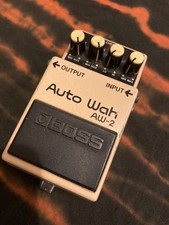 Boss AW-2 Auto Wah Guitar Effect Pedal Silver Label