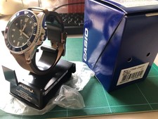Casio duro bluro marlin MDV 106 blue great condition with new leather strap 