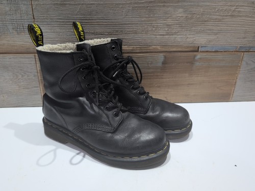 Martens serena black faux - dr,