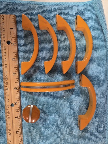 Bakelite drawer pulls - bakelite,