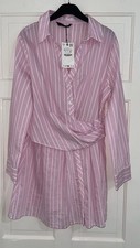 ZARA PINK WHITE STRIPED
