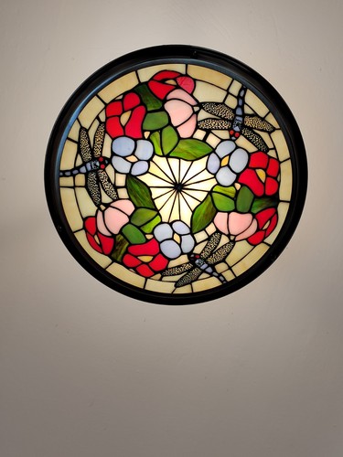 Large tiffany style - large, stained