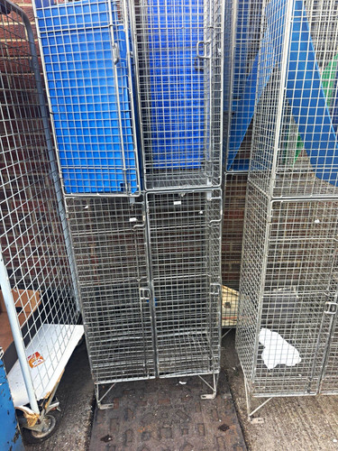 Tall metal wire mesh storage - tall,