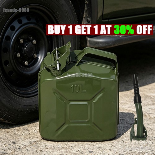 10l litre metal jerry - metal, can