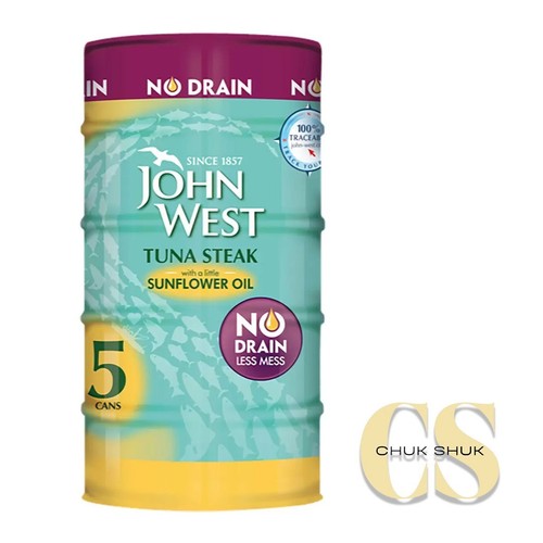 John west tuna steak - john,