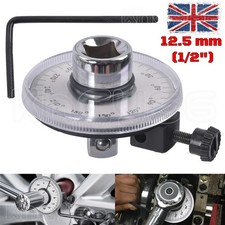 Rotation Torque Angle Gauge Wrench 1/2" Drive Easy Read Face for Socket Ratchets