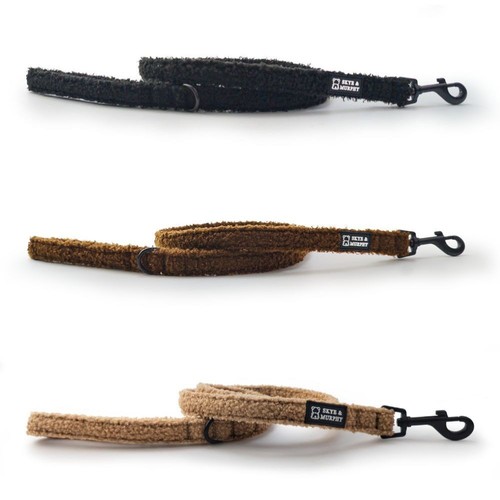 Dog lead teddy bear - teddy, soft