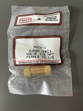 MJCV-1 CLIPPARD  1/8" FEMALE NPT JUMBO CHECK VALVE 206731