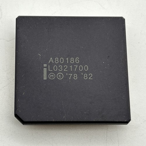 Intel a80186 gold - intel, ceramic